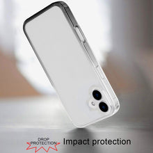For iPhone 16 Plus 6.7in Case Magnetic Circle Gradient Two Tone + Tempered Glass