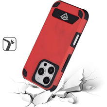 For iPhone 15 Pro Max Case Magnetic Circle Pop-out Stand + 2 Tempered Glass