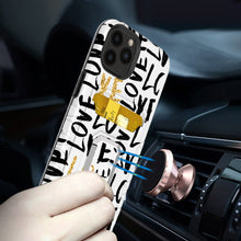 For iPhone 13 PRO Case Design Card Holder Cover with Magnetic Ring Stand