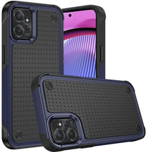 For Moto G Power 5G 2023 Case Dual Layer Perforated Design Shockproof Cover