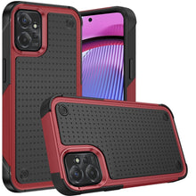 For Moto G Power 5G 2023 Case Dual Layer Perforated Design Shockproof Cover