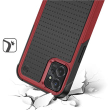For Moto G Power 5G 2023 Case Dual Layer Perforated Design Shockproof Cover