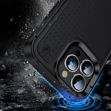 For iPhone 14 PRO Case Dual Layer Perforated Design Shockproof Phone Cover
