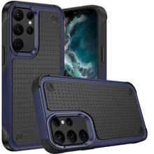For Samsung S23 Case Dual Layer Perforated Design Shockproof Phone Cover