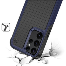 For Samsung S23 Case Dual Layer Perforated Design Shockproof Phone Cover