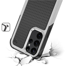 For Samsung S23 Ultra Case Dual Layer Perforated Design Shockproof Phone Cover