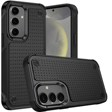 For Samsung Galaxy S24 Case Dual Layer Perforated Design Shockproof Phone Cover