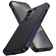 For Samsung Galaxy S24 Case Dual Layer Perforated Design Shockproof Phone Cover