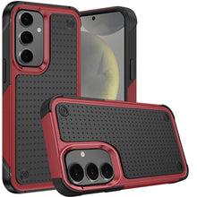 For Samsung Galaxy S24 Case Dual Layer Perforated Design Shockproof Phone Cover