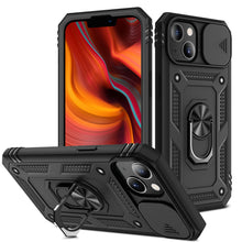 For iPhone 14 Case Full Protection Hybrid Shockproof Cover with RingStand Holder