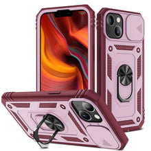 For iPhone 14 Case Full Protection Hybrid Shockproof Cover with RingStand Holder