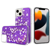 For iPhone 14 PRO Case Design Water Quicksand Motion Glitter Fashion Phone Cover