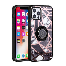 For iPhone 14 PRO Case Unique In Mold Design Magnetic Ring Stand Hybrid Cover