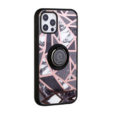 For iPhone 14 PRO Case Unique In Mold Design Magnetic Ring Stand Hybrid Cover