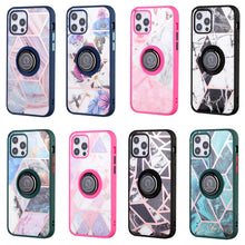 For Samsung S23 Ultra Case Unique IMD Design Magnetic Ring Stand Phone Cover
