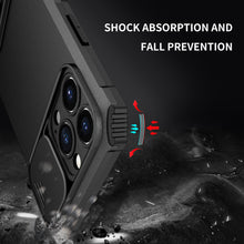 For iPhone 14 PRO Case Dual Layer Cover with Camera Protection and Kickstand