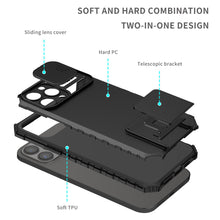 For iPhone 14 PRO Case Dual Layer Cover with Camera Protection and Kickstand