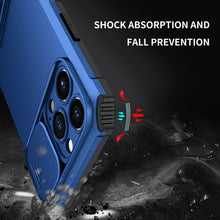 For iPhone 14 PRO Case Dual Layer Cover with Camera Protection and Kickstand