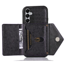 For Samsung Galaxy S24 Case Elegant Classy All in One Hybrid Wallet with Lanyard