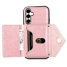 For Samsung Galaxy S24 Case Elegant Classy All in One Hybrid Wallet with Lanyard