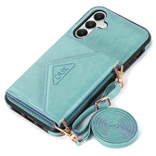 For Samsung Galaxy S24 Case Elegant Classy All in One Hybrid Wallet with Lanyard