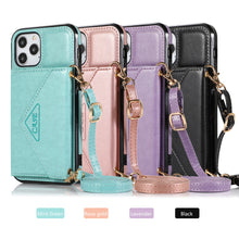 For Samsung Galaxy S24 Case Elegant Classy All in One Hybrid Wallet with Lanyard