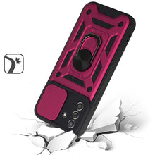 For Moto G Stylus 5G 2024 Case Lens Cover Magnetic Ring Stand + Tempered Glass