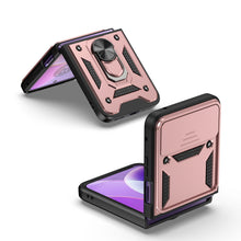 For Motorola Razr 2023(NonPlus) Case Camera Lens Cover Magnetic RingStand Hybrid