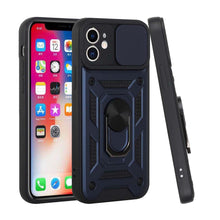 For iPhone 14 PRO MAX Case Camera Lens Cover Magnetic Ring Stand Hybrid Cover