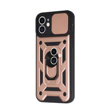 For Apple iPhone 11 Camera Lens Cover Magnetic Ring Stand Hybrid Case Cover