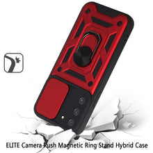 For Samsung Galaxy S22 Ultra ELITE Camera Push Magnetic Ring Stand Hybrid Case