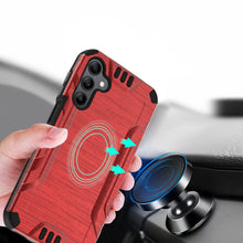 For Samsung A15 5G Case Exclusive Brushed Hybrid Phone Cover + Tempered Glass