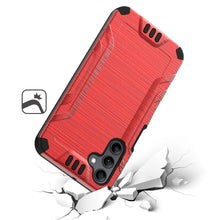 For Samsung A15 5G Case Exclusive Brushed Hybrid Phone Cover + Tempered Glass