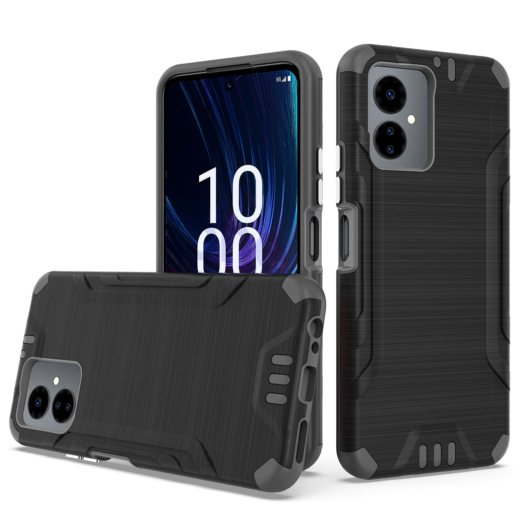 For Boost Celero SC 5G 2024 Case Cover (SC Version Only) Exclusive Brush Hybrid