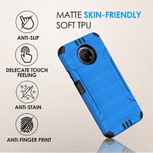 For Nokia G300 5G Heavy Duty Metallic Tough ShockProof Premium Hybrid Case Cover