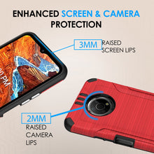 For Nokia G300 5G Heavy Duty Metallic Tough ShockProof Premium Hybrid Case Cover