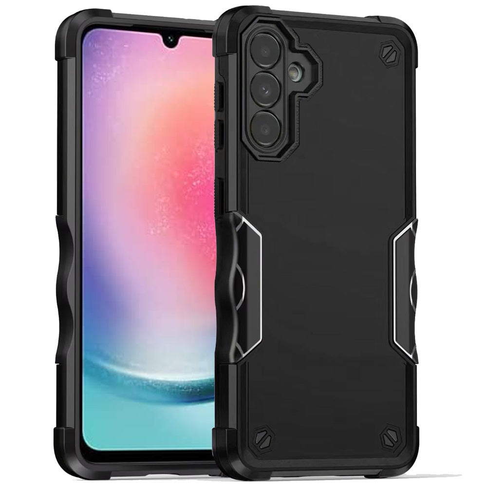 For Samsung A26 5G Case Exquisite Grip Design Shockproof Cover + Tempered Glass