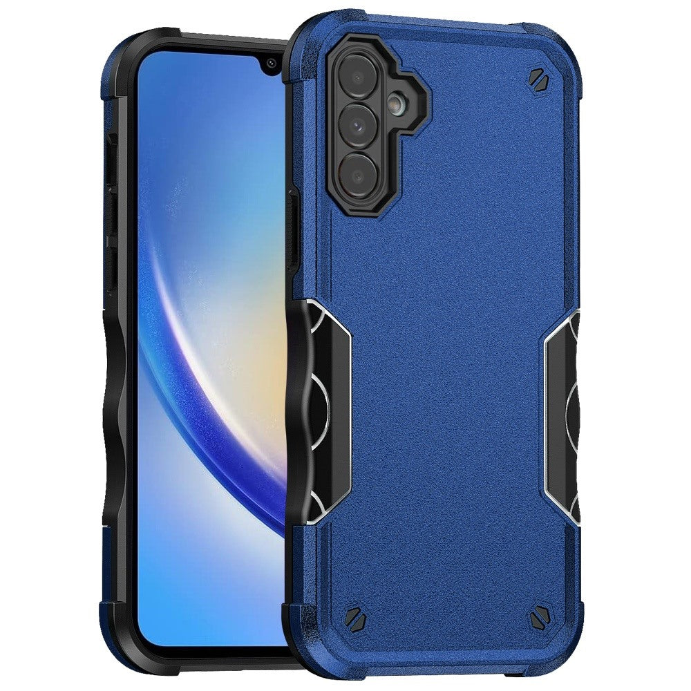 For Samsung A35 5G Case Exquisite Tough Shockproof Hybrid Cover + Tempered Glass