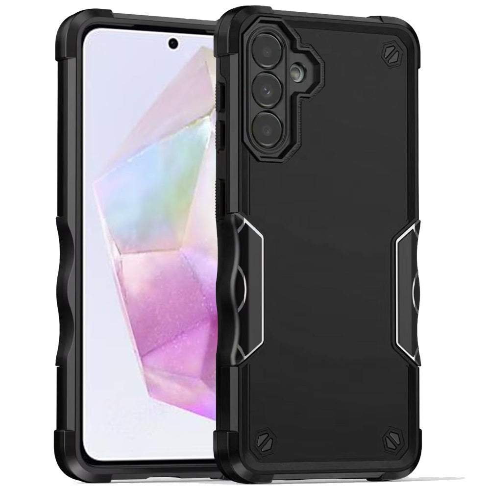 For Samsung A36 Case Exquisite Grip Design Shockproof Cover + Tempered Glass