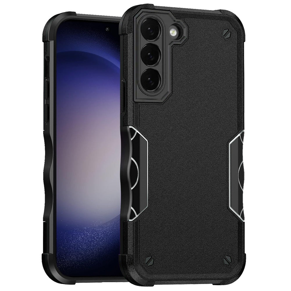 For Samsung S23 FE 5G Case Exquisite Grip Design Shockproof + Tempered Glass