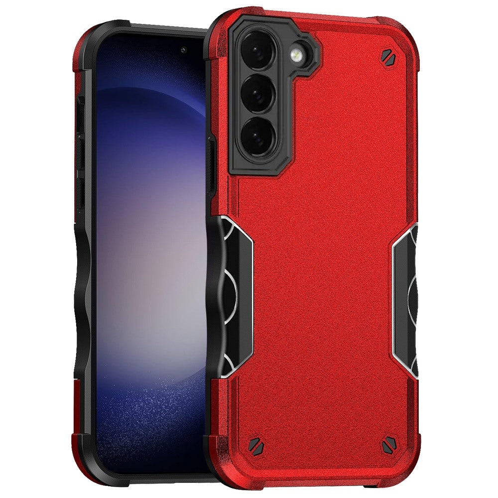 For Samsung S23 FE 5G Case Exquisite Grip Design Shockproof + Tempered Glass