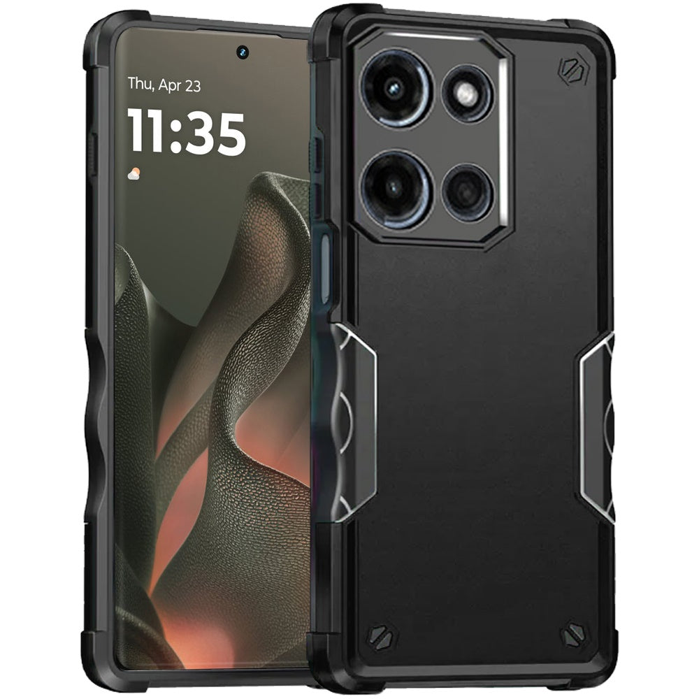 For Motorola Edge 2025 Case Exquisite Tough Grip Design Shockproof Hybrid Cover