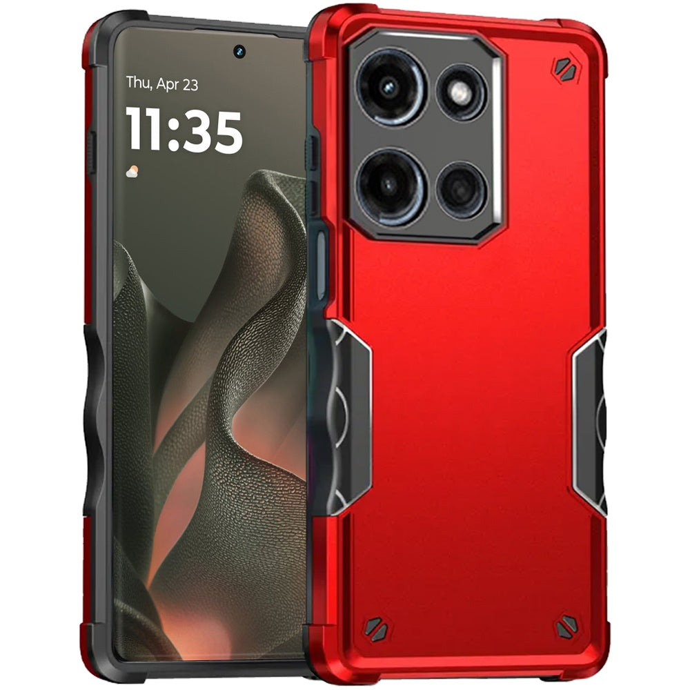 For Motorola Edge 2025 Case Exquisite Tough Grip Design Shockproof Hybrid Cover