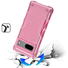 For Google Pixel 9a Case Rugged Grip Design Shockproof Cover + Tempered Glass