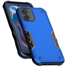 For Moto G Play 2024 Case Tough Grip Design Shockproof Hybrid + Tempered Glass