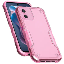 For Moto G Play 2024 Case Tough Grip Design Shockproof Hybrid + Tempered Glass
