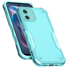 For Moto G Play 2024 Case Tough Grip Design Shockproof Hybrid + Tempered Glass