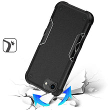 For iPhone 16e Case Exquisite Tough Grip Design Shockproof + Tempered Glass