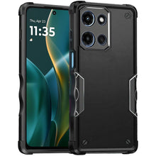 For Moto G Stylus 2025 Case Tough Grip Design Shockproof Hybrid + Tempered Glass