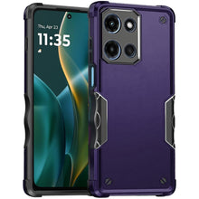 For Moto G Stylus 2025 Case Tough Grip Design Shockproof Hybrid + Tempered Glass
